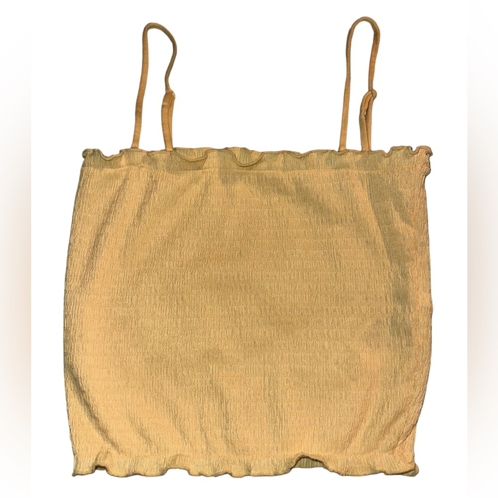 LEVI’S NWOT YELLOW CROP TOP SIZE SMALL